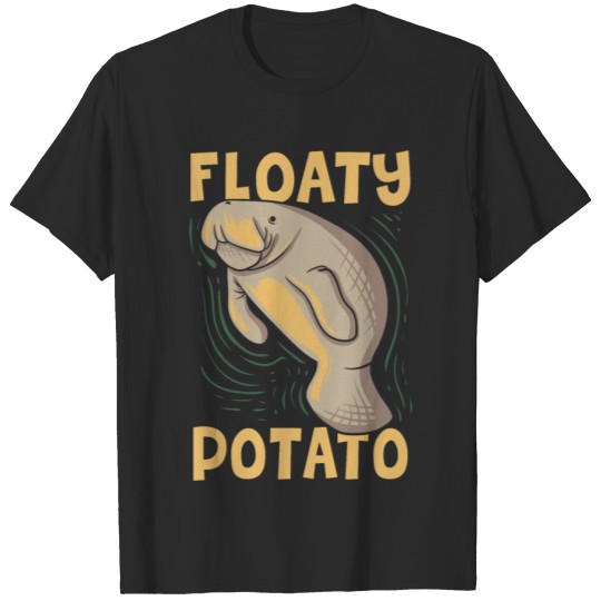 Discover Floaty Potato Funny Manatee Sea Cow T-shirt
