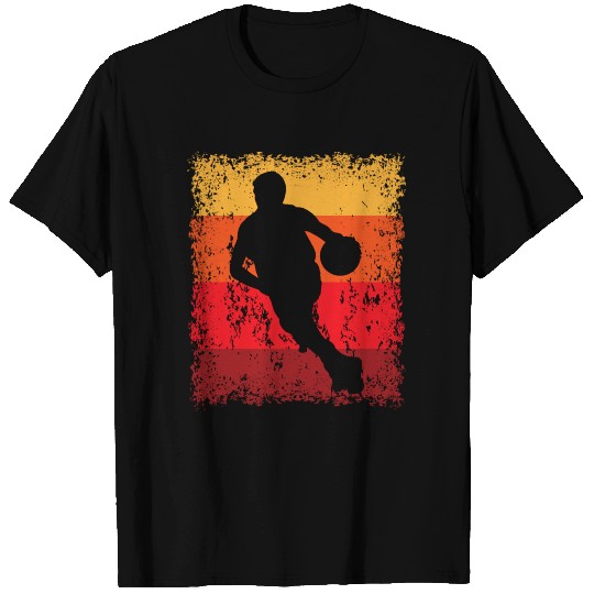 Retro Basketball Player T-shirt