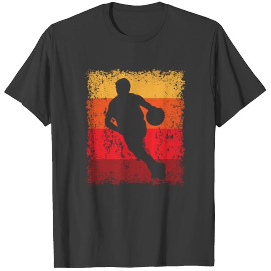 Retro Basketball Player T-shirt