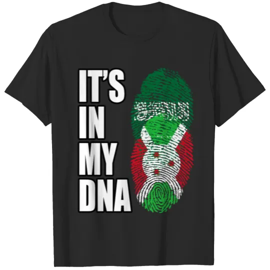 Discover Saudi Arabian And Burundian Vintage Heritage DNA F T-shirt