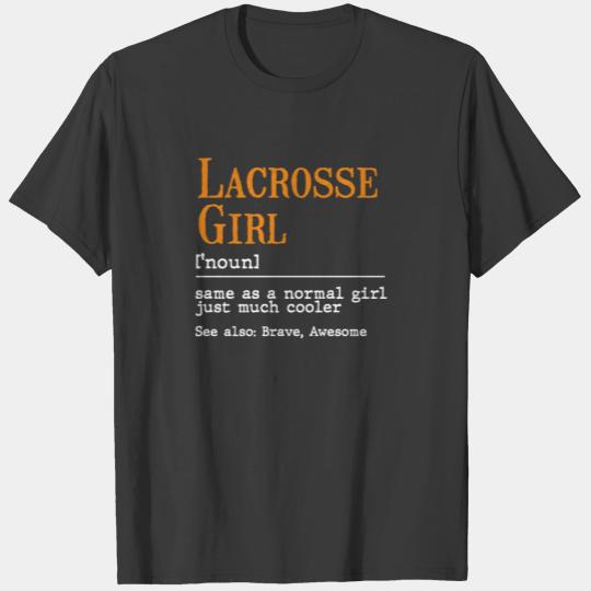 Discover Awesome Lacrosse Girl Brave Funny Women's Lacrosse T-shirt