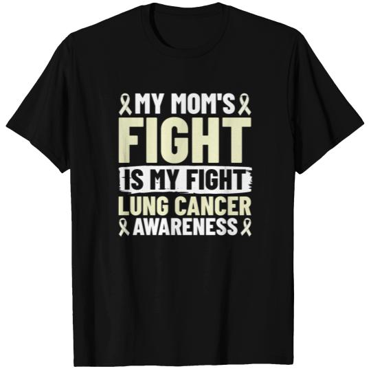 Lung Cancer Ribbon White Awareness Survivor T-shirt