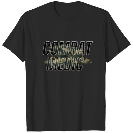 Discover Combat Medic Appreciation USA American Military T-shirt