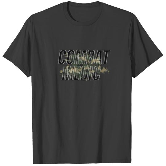 Combat Medic Appreciation USA American Military T-shirt