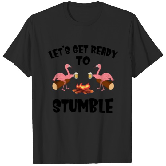 Discover Let's Get Ready To Stumble Funny Drinking Beer T-shirt