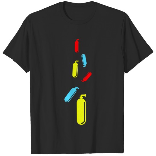 Discover Oxygen Diving Colorful T-shirt