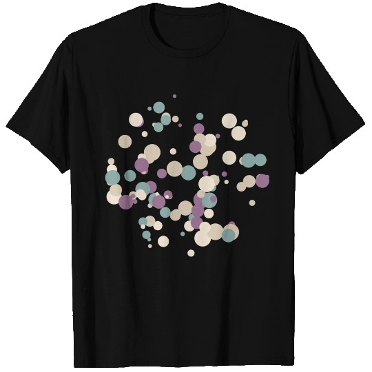 abstract circles pattern T-shirt