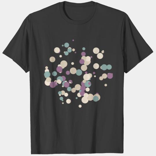 abstract circles pattern T-shirt