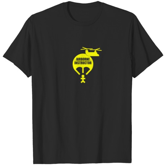 Discover Airborne Instructor Paratrooper Icon T-shirt