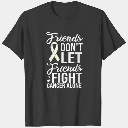 Lung Cancer Ribbon White Awareness Survivor T-shirt