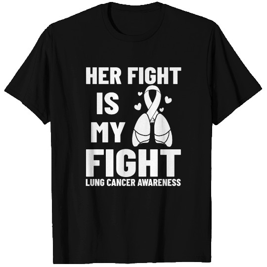 Lung Cancer Ribbon White Awareness Survivor T-shirt
