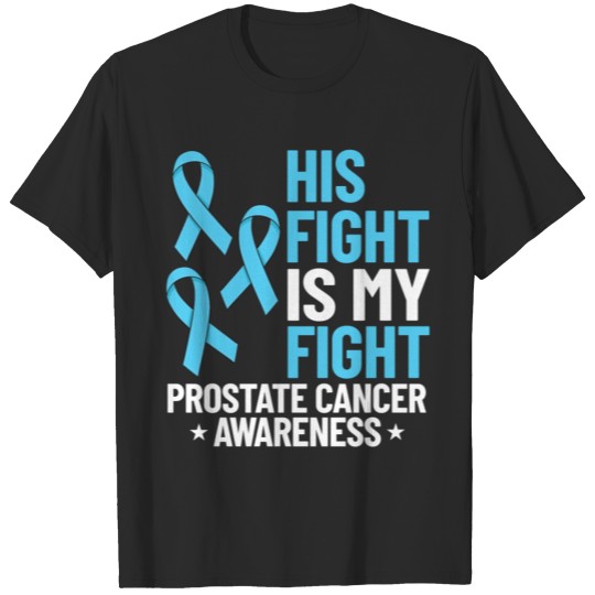 Prostate Cancer Blue Ribbon Survivor Awareness T-shirt