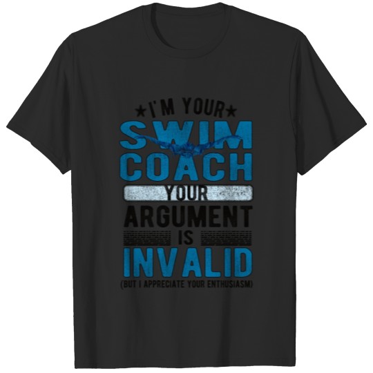 Discover Swim Coach Gifts Swimming Coach Swim Coaching T-shirt