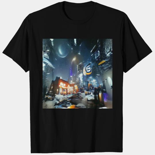 Galaxy city T-shirt