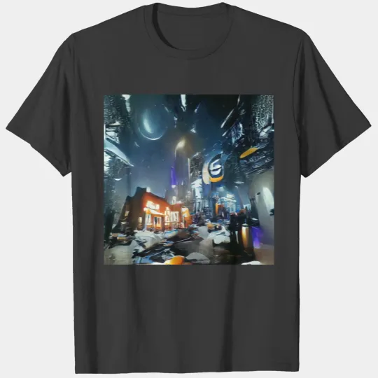 Galaxy city T-shirt
