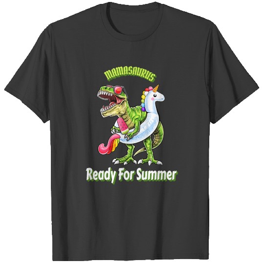 Mamasaurus T rex Dinosaur Funny T-shirt