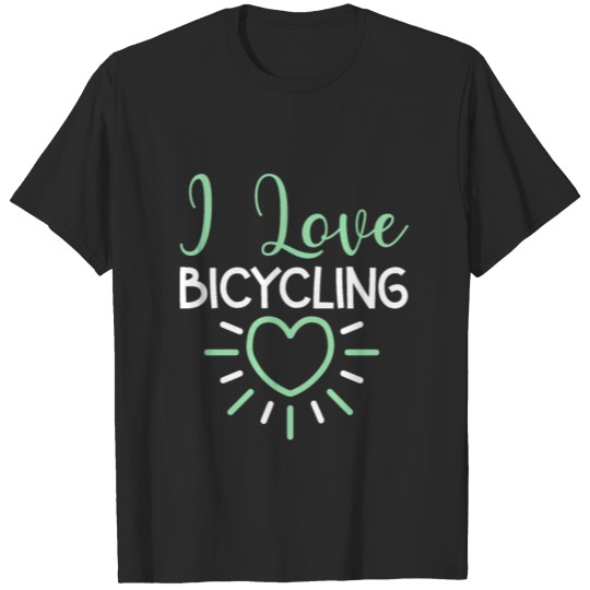Discover I love cycling T-shirt