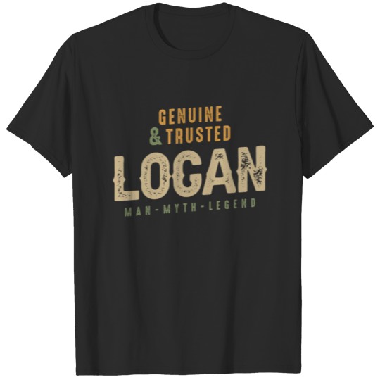Discover Logan Personalized Name Funny Birthday T-shirt