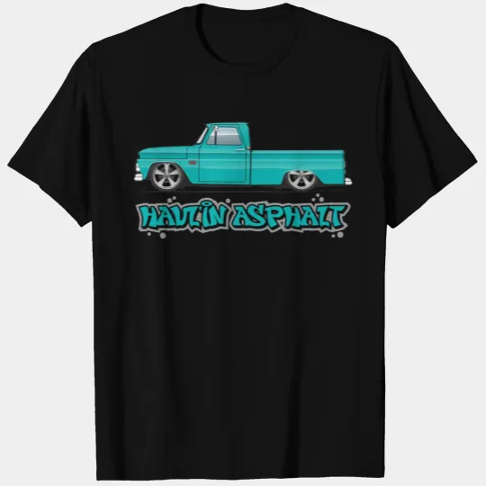 Haul in Asphalt Crystal Turquoise T-shirt