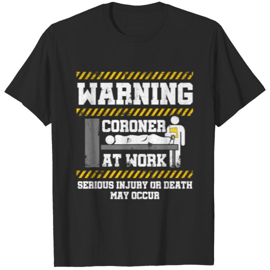 Discover Coroner Medical Examiner Info Investigator product T-shirt