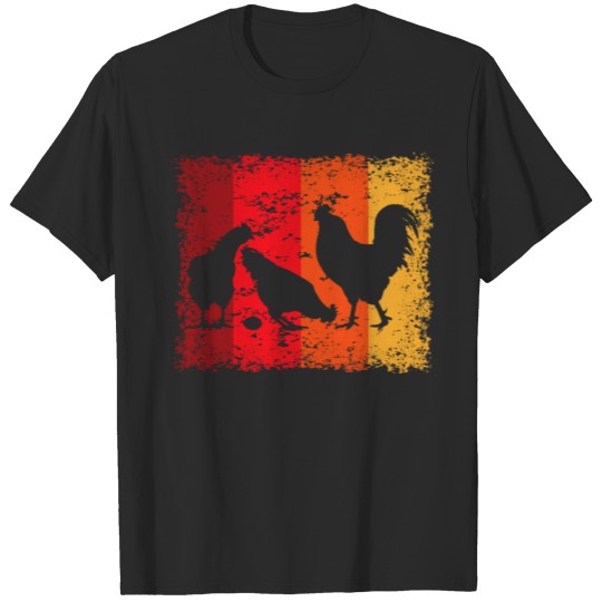 Discover Rooster Chicken Hen Farm Farming Poultry T-shirt