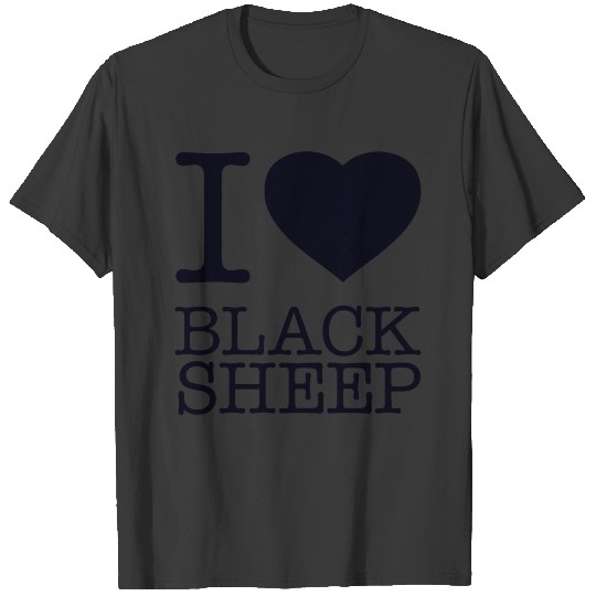 I LOVE BLACK SHEEP T-shirt