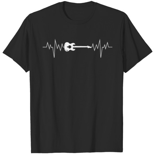 Discover Guitar Heartbeat - Guitar T-shirt