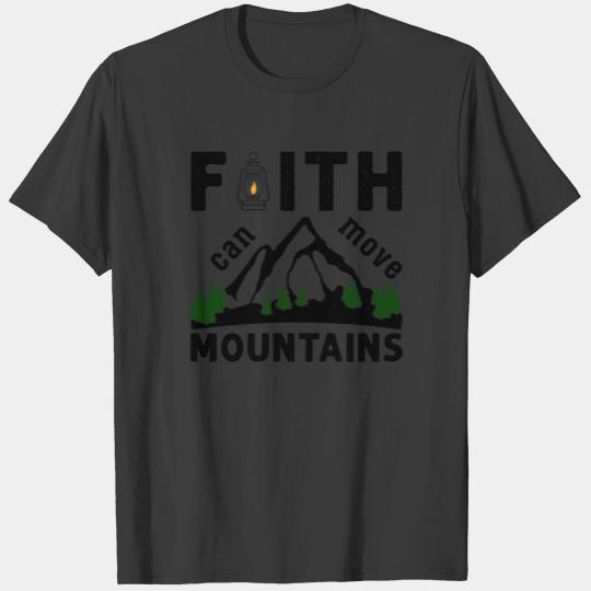 Faith Can Move Mountains Bible Verse T-shirt
