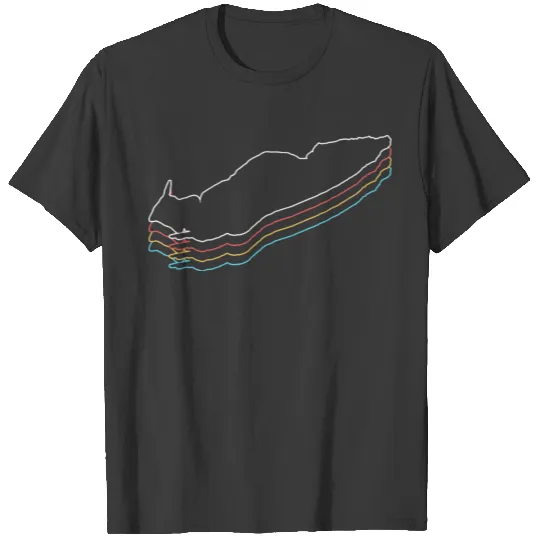 Lake Erie Map Great Lakes T-shirt