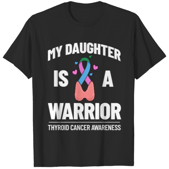 Discover Thyroid Cancer Ribbon Awareness Survivor T-shirt