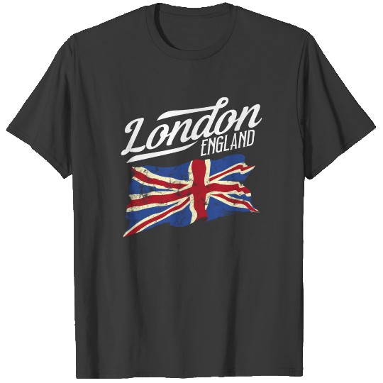 London England Union Jack Flag Patriotic T-shirt