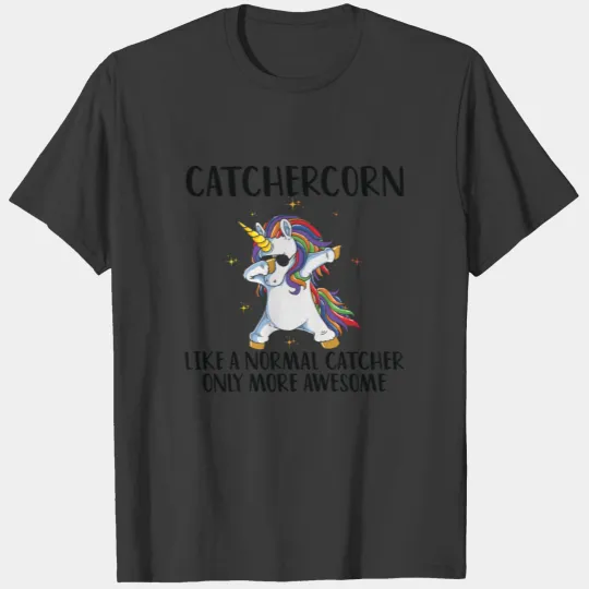 Baseball Catcher Unicorn T-shirt