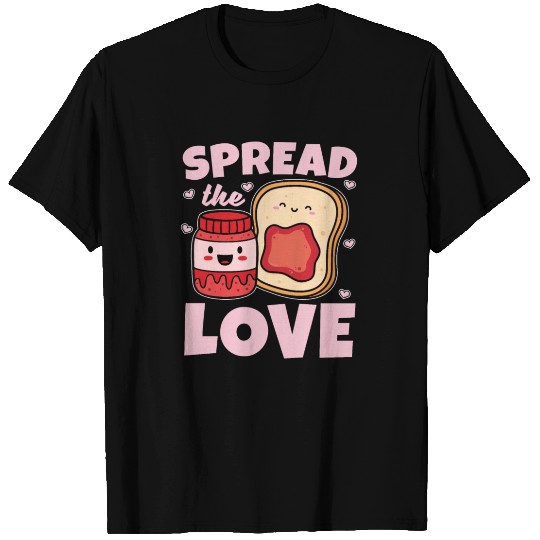 Spread The Love Cute Jelly Bread Toast T-shirt