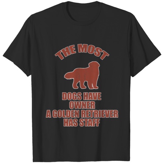 Discover Golden Retriever Owner Golden Retriever Staff Gift T-shirt