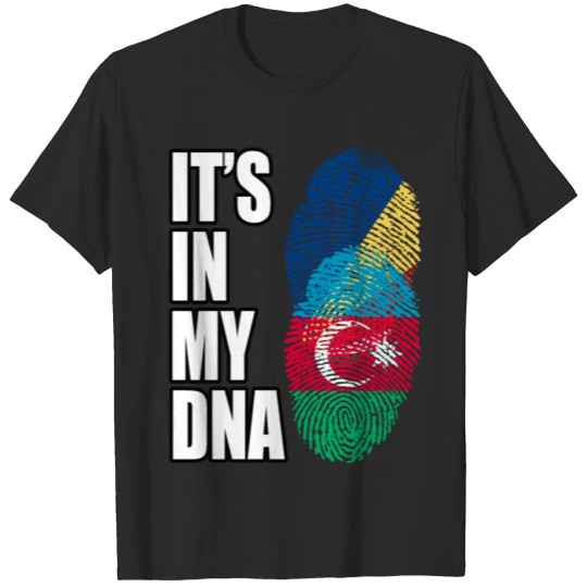 Discover Seychellois And Azerbaijani Vintage Heritage DNA F T-shirt