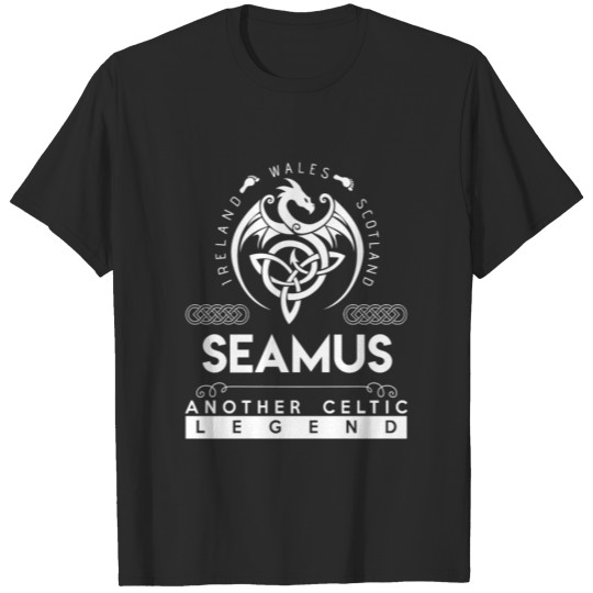 Discover Seamus Name T Shirt - Seamus Another Celtic Legend T-shirt