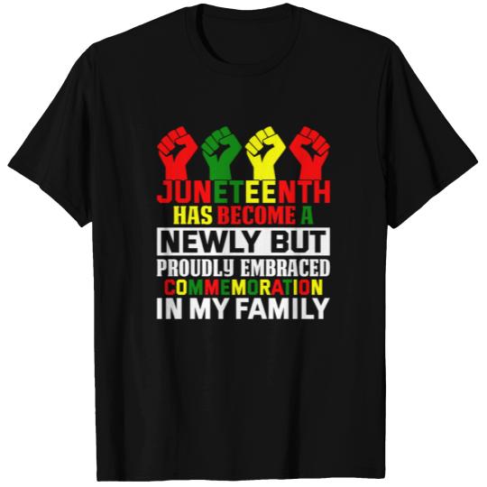 Juneteenth Has Become a Newly - Afrocentric Black T-shirt