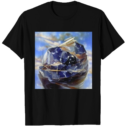 Sodalite crystal gemstone T-shirt