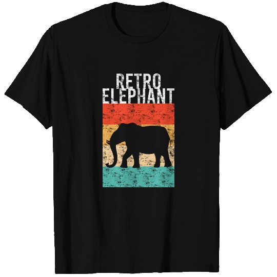 elephant retro T-shirt