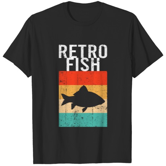 fish retro T-shirt