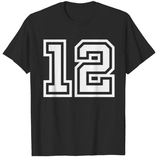 Discover 12 Number symbol T-shirt