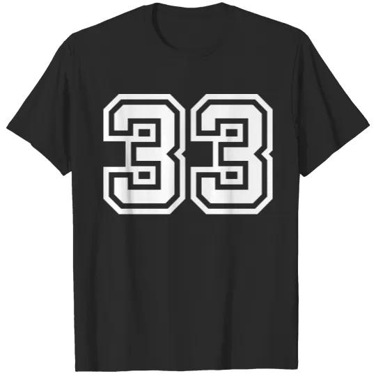 Discover 33 Number symbol T-shirt