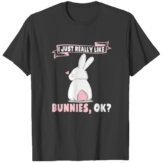 Bunny Lover Easter Mom Girl Love Bunnies T-shirt