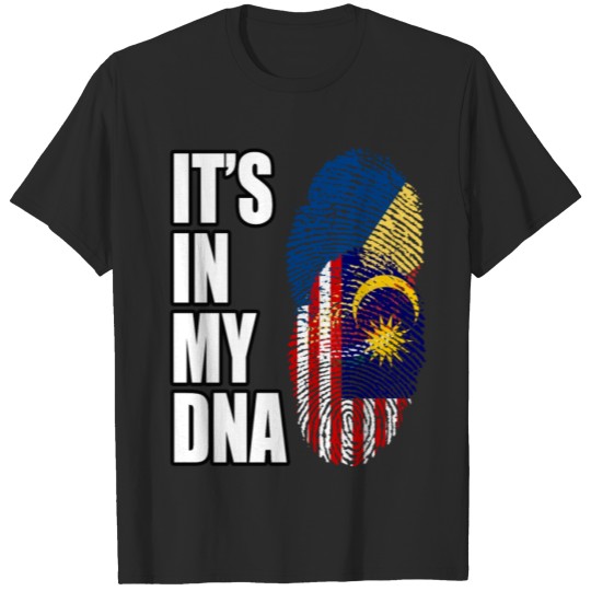 Discover Seychellois And Malaysian Vintage Heritage DNA Fla T-shirt