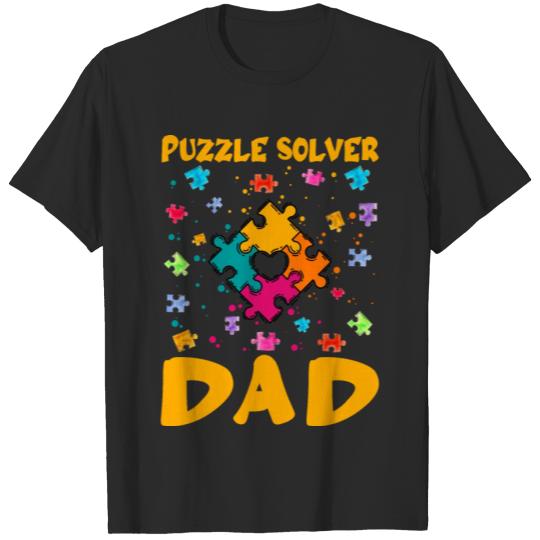 Discover Puzzle Solver Dad T-shirt