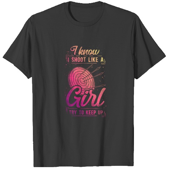 Archery Bow Archer Girl Vintage T-shirt