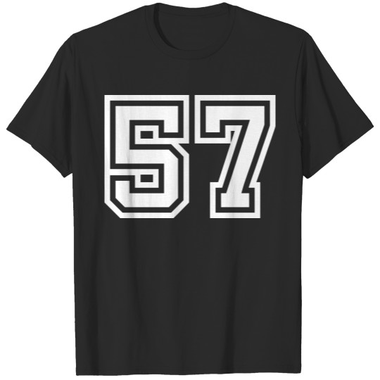 Discover 57 Number symbol T-shirt