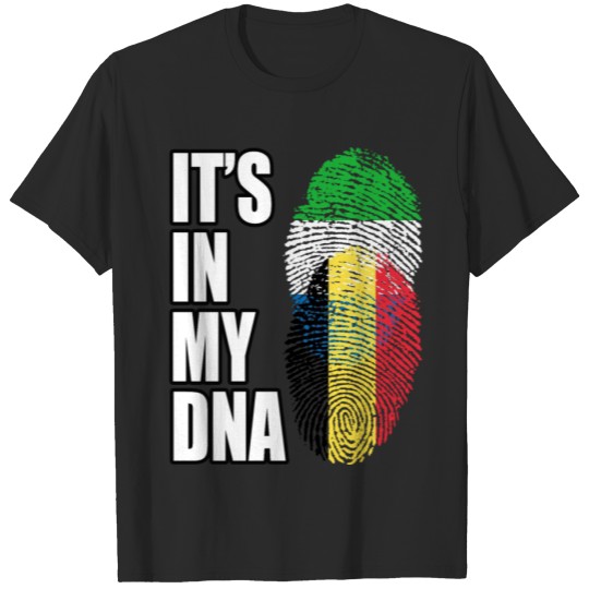 Discover Sierra Leonean And Belgian Vintage Heritage DNA Fl T-shirt