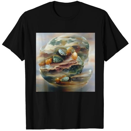 Ocean jasper crystal gemstone T-shirt
