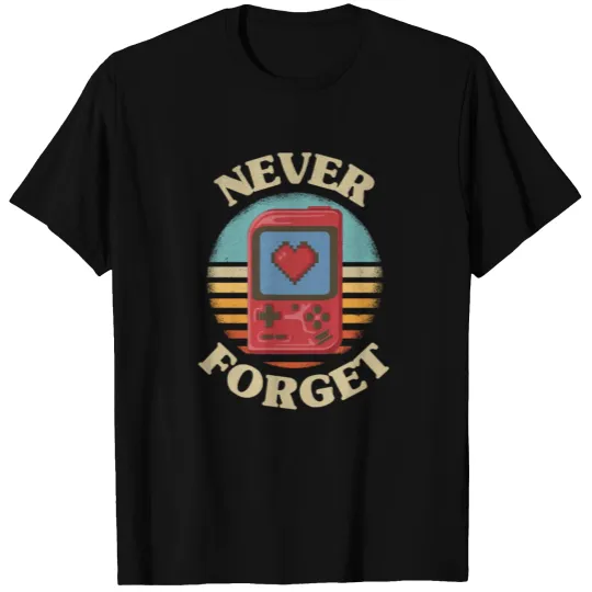 Retro Gaming Never Forget Nostalgia Vintage T-shirt